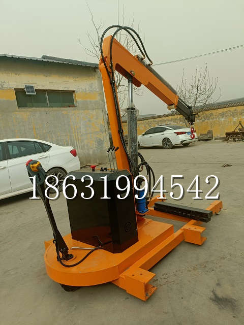 枋寮乡自卸车厢随车吊 自制轮式四不像起重机 四驱平板吊 5吨 贵盛